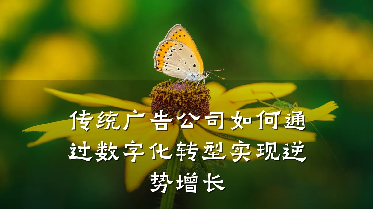 传统广告公司如何通过数字化转型实现逆势增长