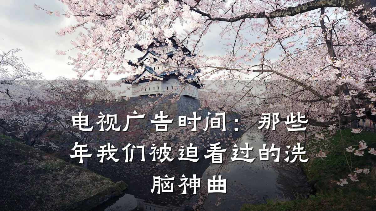 电视广告时间：那些年我们被迫看过的洗脑神曲