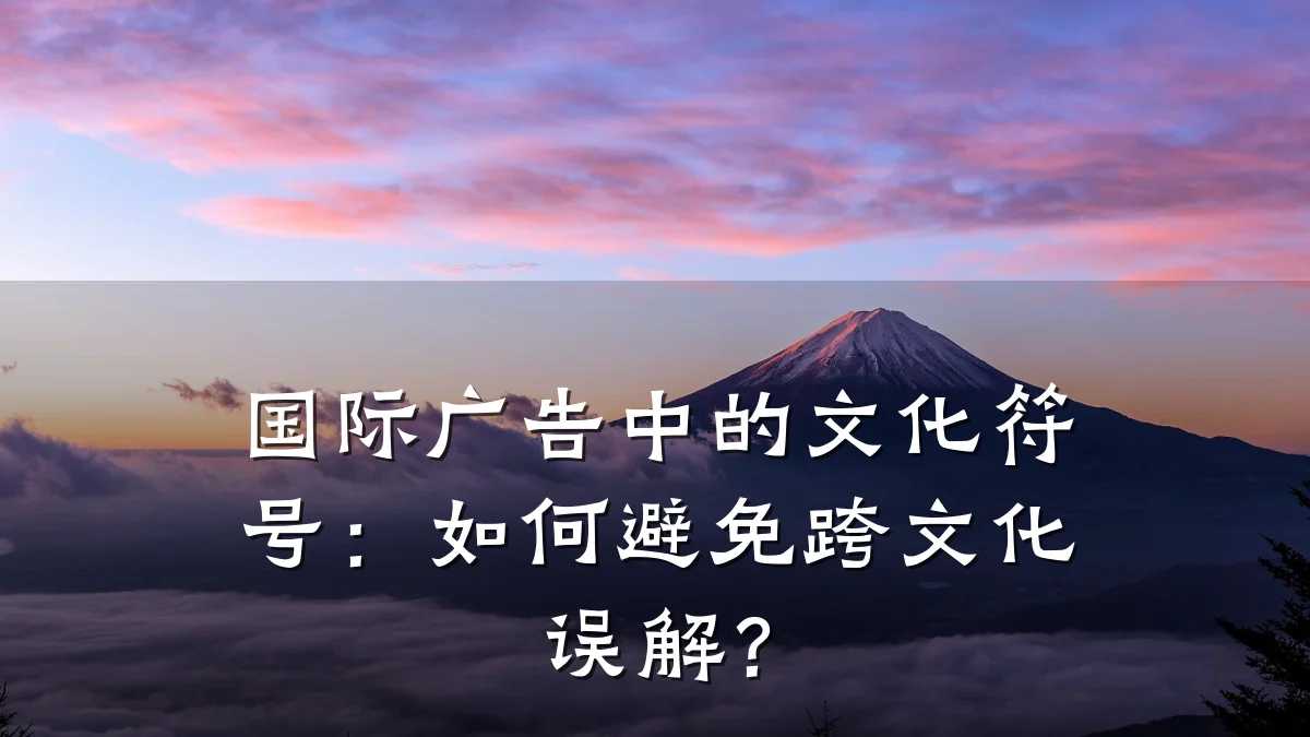 国际广告中的文化符号：如何避免跨文化误解？