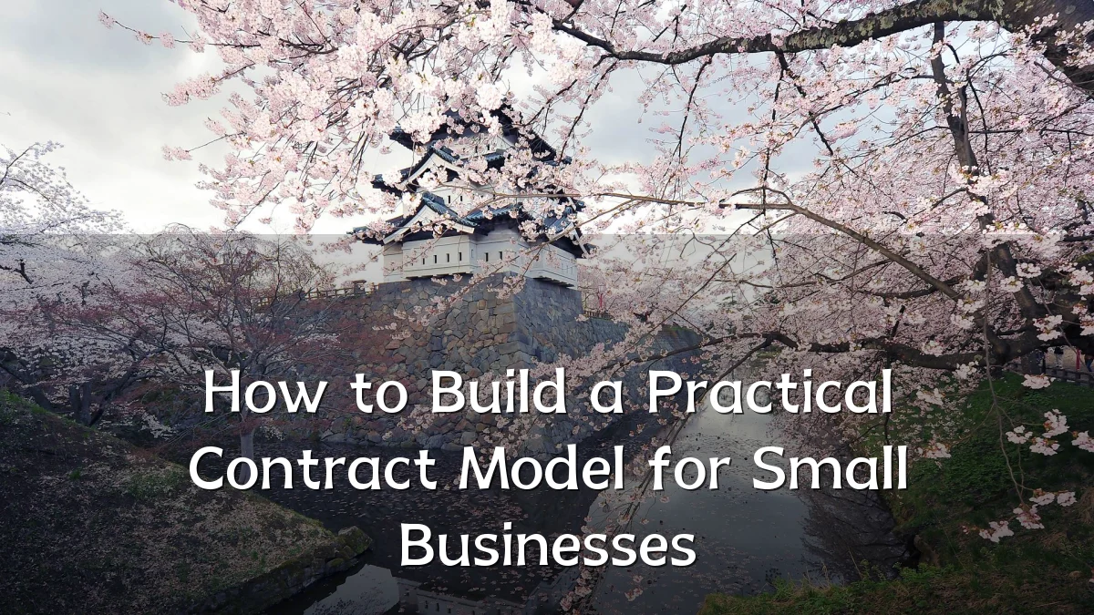 How to Build a Practical Contract Model for Small Businesses