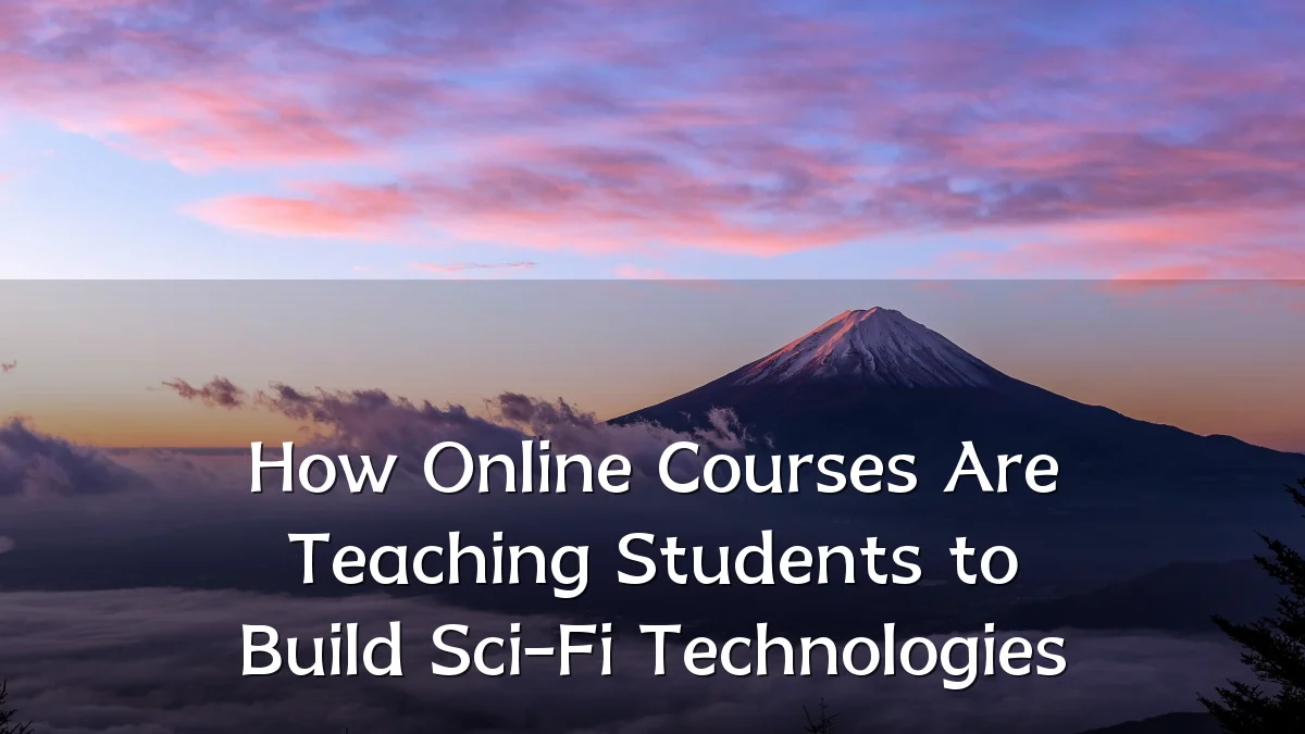 How Online Courses Are Teaching Students to Build Sci-Fi Technologies