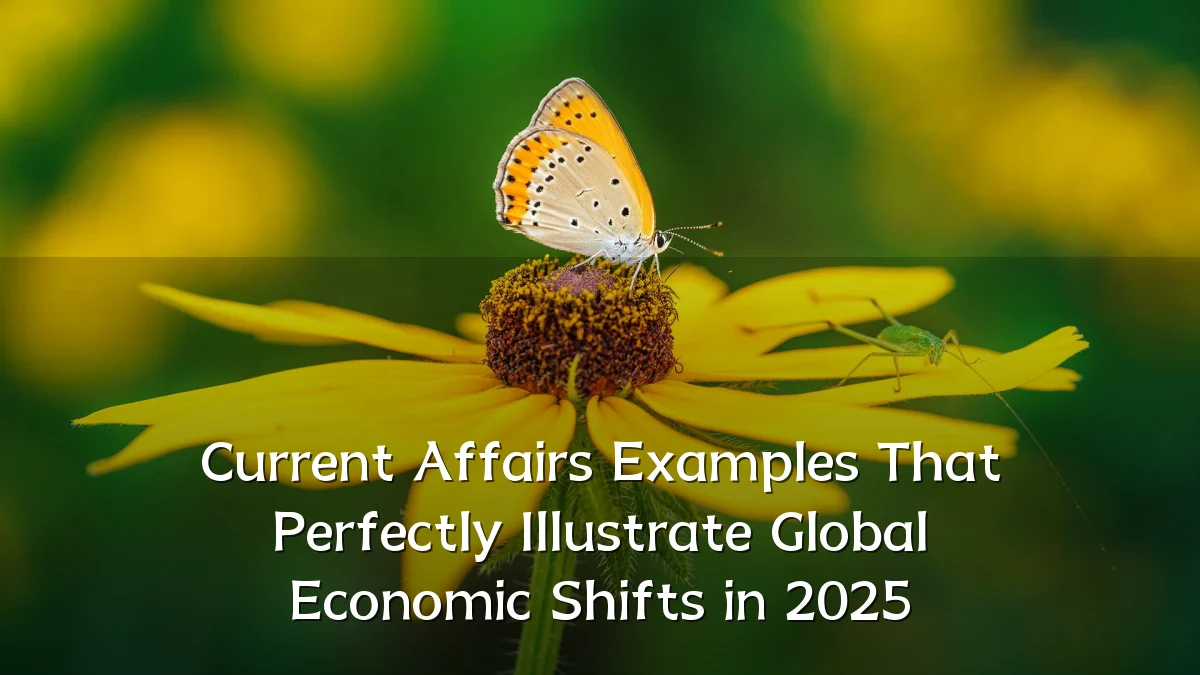 Current Affairs Examples That Perfectly Illustrate Global Economic Shifts in 2025