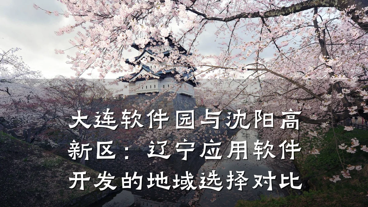 大连软件园与沈阳高新区：辽宁应用软件开发的地域选择对比