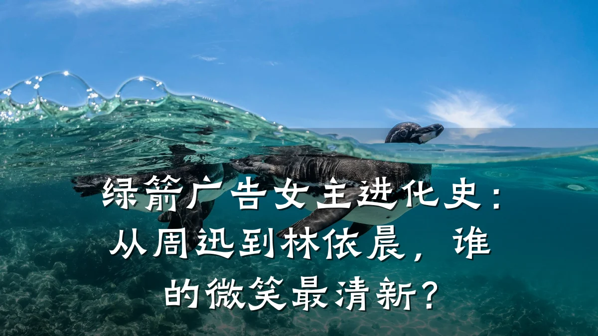 绿箭广告女主进化史:从周迅到林依晨,谁的微笑最清新?